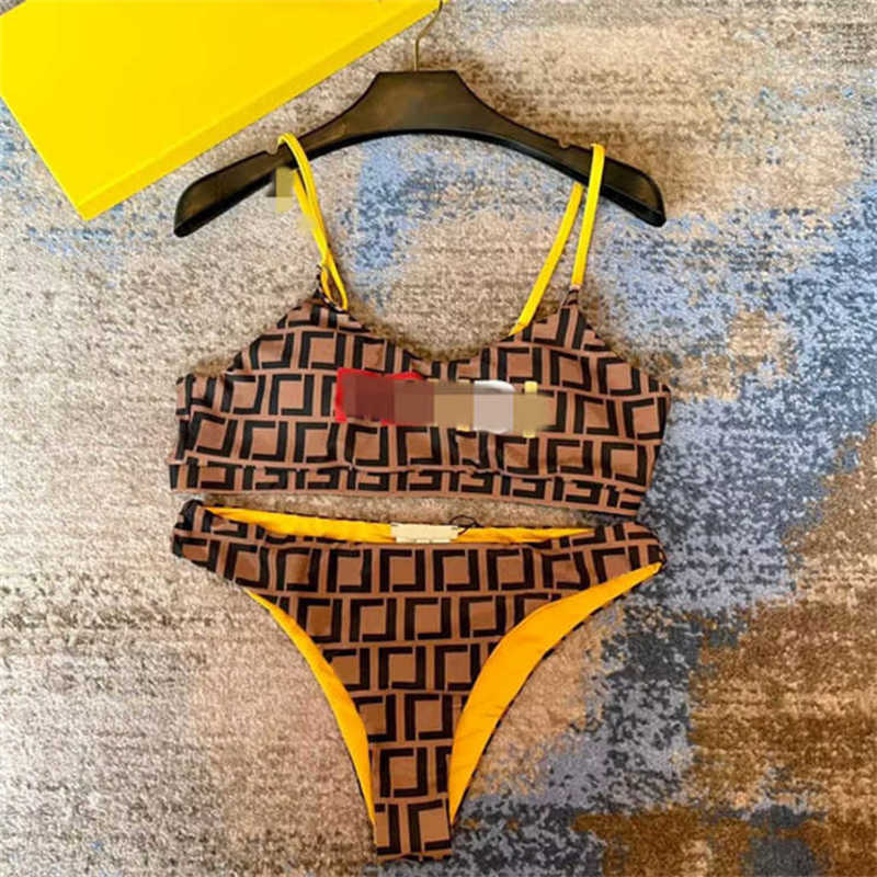 Designer Bikini Swimsuit womens sexy swimsuit Summer fashion Swimwears letter print short Set Thongs Bra Beach Party suit suits Luxury Bikinis po-image-1096279814
