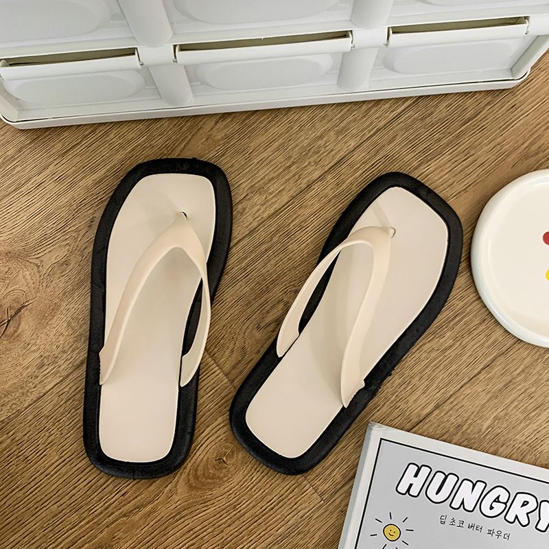 Free shipping for womens mens summer fashionable flip flops with flip flops grey brown black Non slip flat slippers