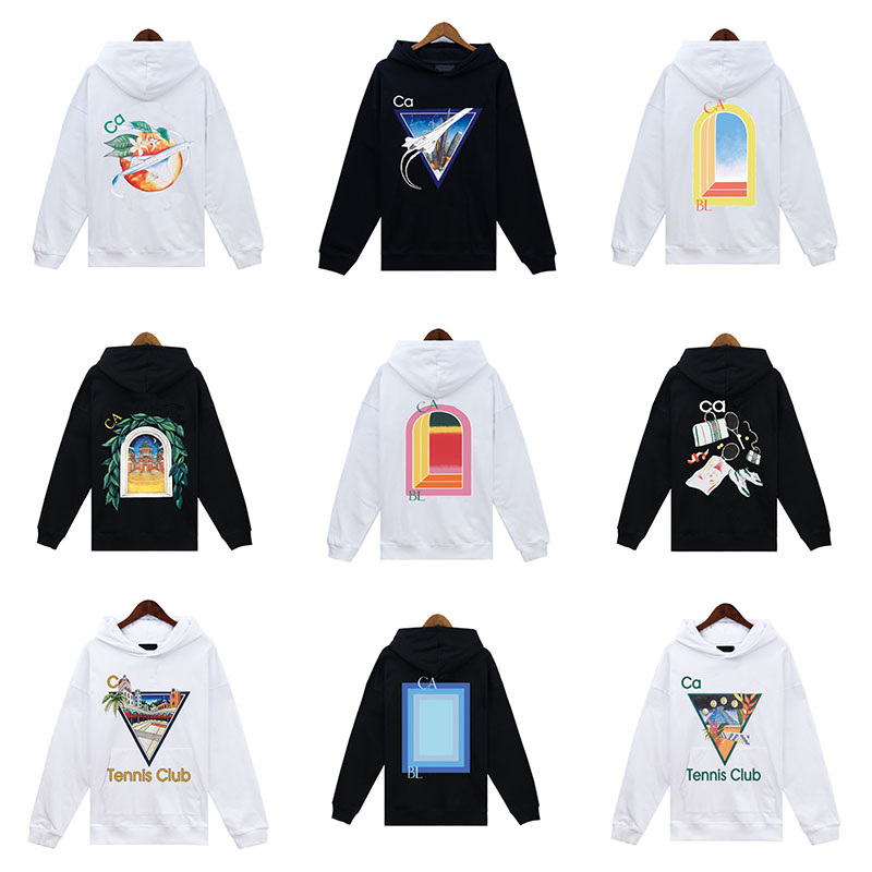 Men's Cotton Hoodie Designer Hoodie American High Street Trend Sweatshirt Letter Pattern Print Hoodie Fashion Casual Loose Hoodie Size S-XXXL