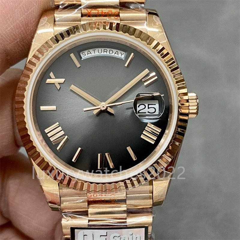 QF Factory Mens Watch 40mm CAL.3255 Mechanical Automatic Watches 228235 Super Edition 18k Rose Gold Roman time scale diver Watches Men's Wristw