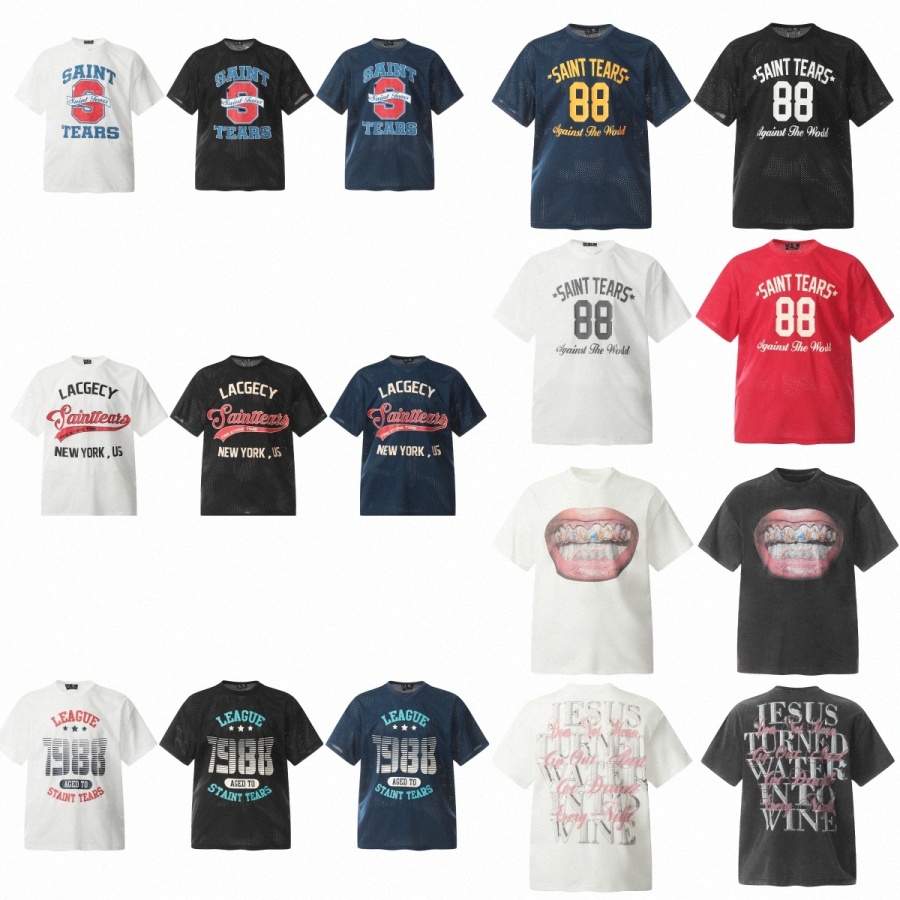 designer t shirt saint michael tshirt mens shirt fashion brands tops casual shirt luxurys trendy clothing street tees F6SN#