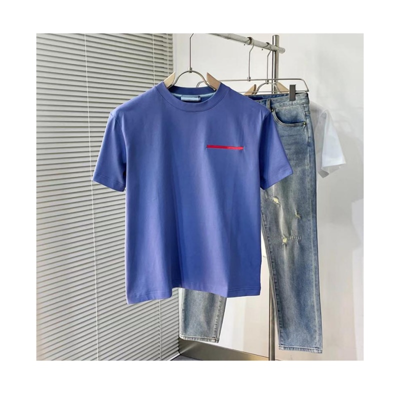 T-shirt d'été designer t-shirts hommes t-shirt à manches courtes lettre impression col rond coton chemises amples unisexe vert t-shirt sport déco