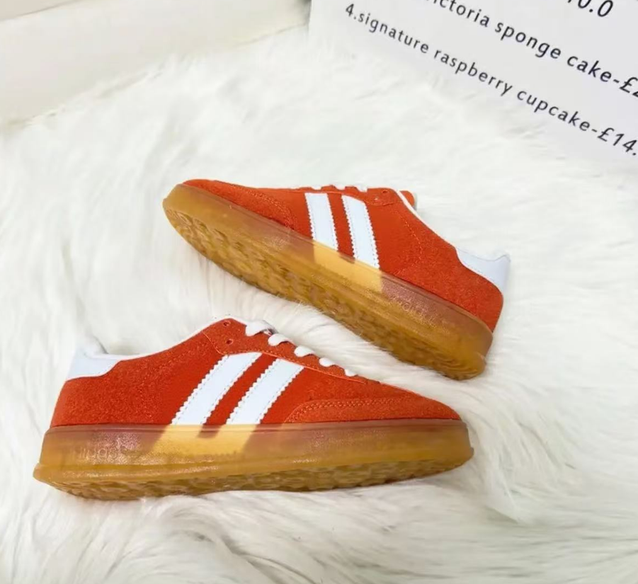Women's candy-colored German training shoes new style for spring and summer 2025 lightweight breathable comfortable little white shoes versatil