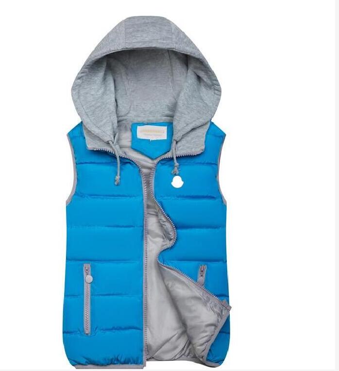 Autumn and winter desinger new women's down cotton vest light weight Candy colored vest, plus size teenagers' coat jacet for girls