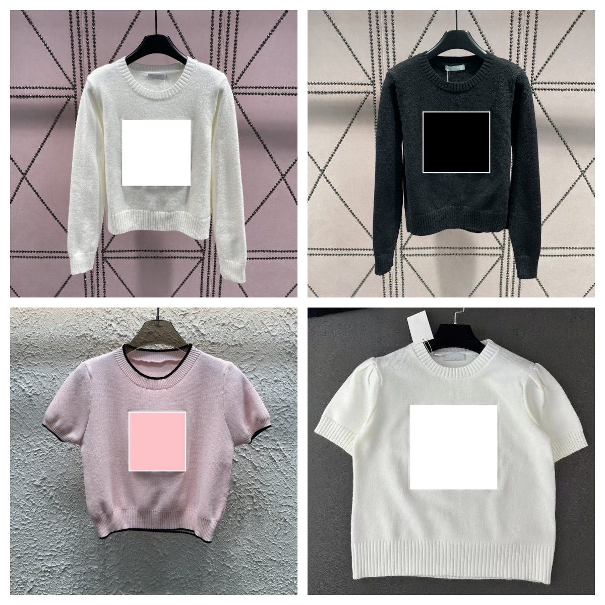 Designer Womens Knitted Sweater Letter T Shirt Women Tops Jackets Sexy Hollow Sweatershirt Multi Color Jumper Hoodie Pullover sweaters Tank Top Jump