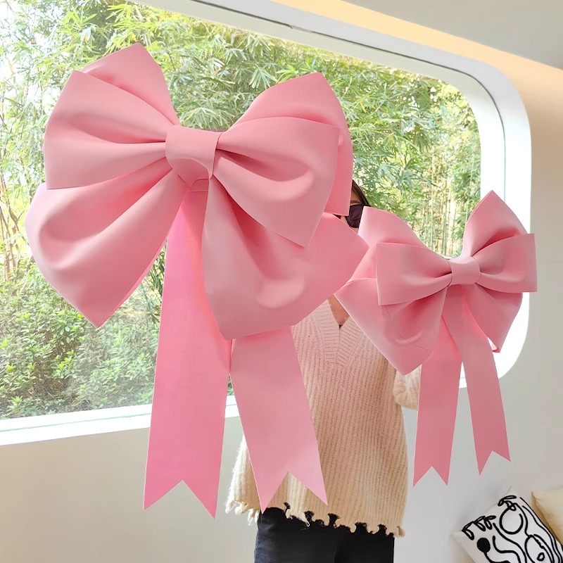 Extra-large pink butterfly wedding room decoration backdrop wall Christmas birthday room decoration props EVA material kit 30cm-image-1068287965