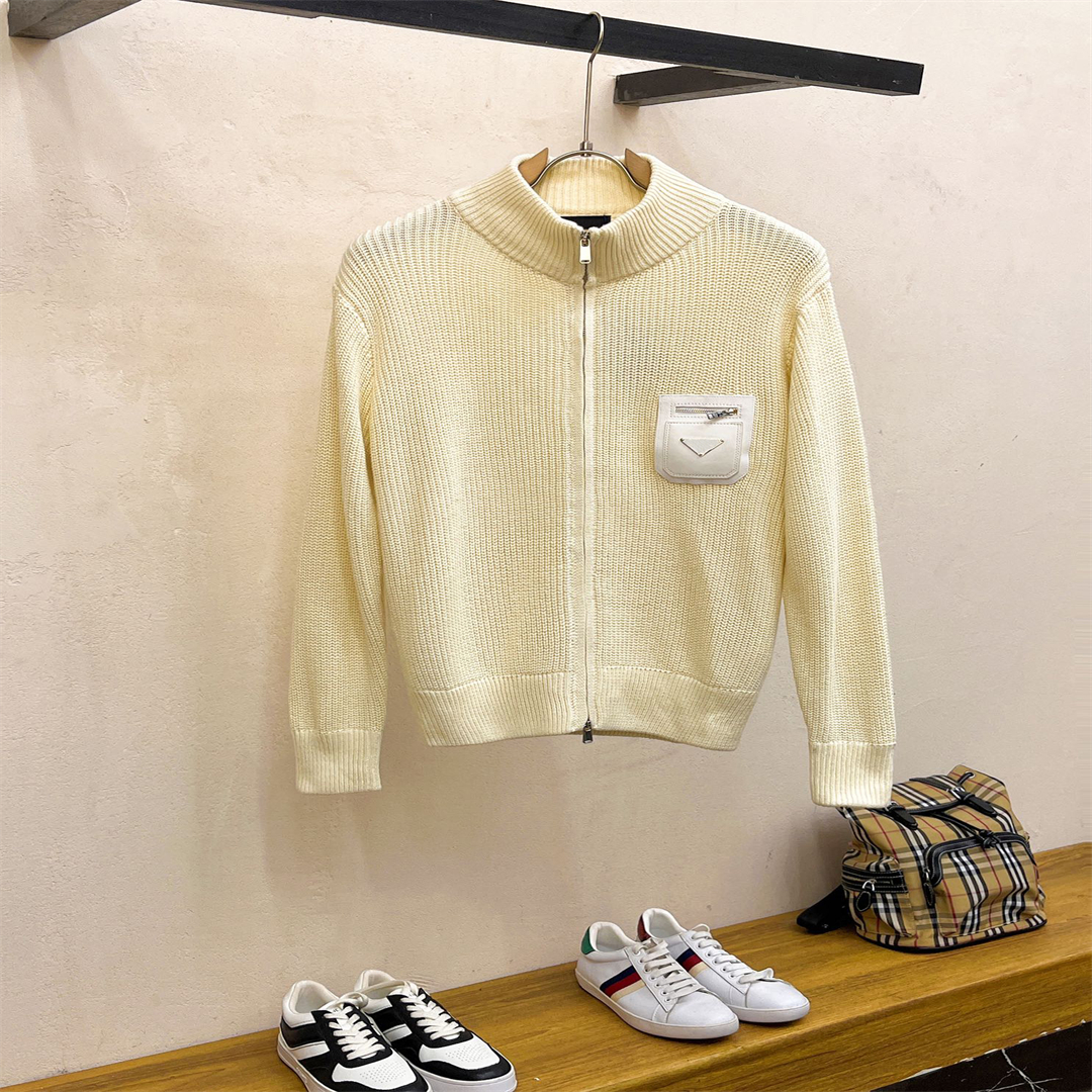 Men's Plus Size Sweaters Jacquard cardigan sweater Unisex women's sweater Fashion high street letter printing R722G37