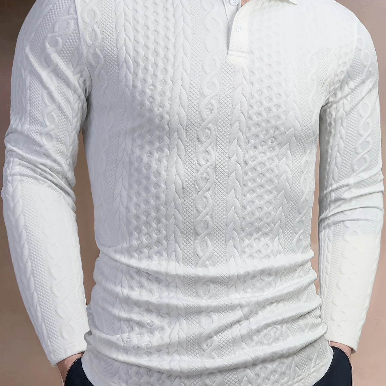 Mens Spring and Autumn Fashion Polo Shirt Comfortable and Fashionable Polo Shirt Versatile Style Suitable for Any Occasion 250724