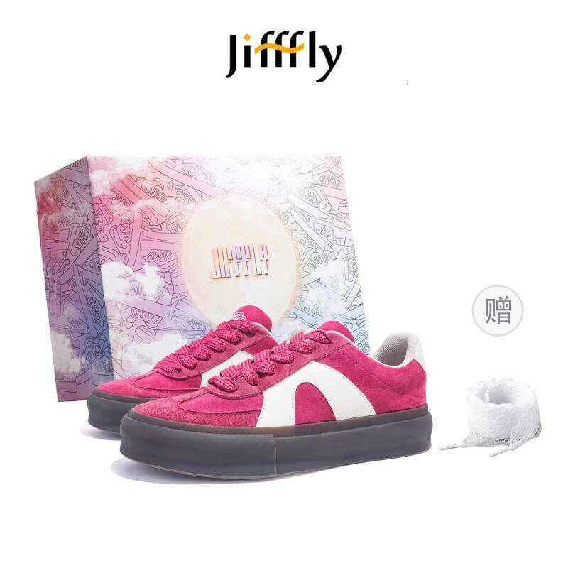 Jifffly Women's Open-Toe Platform Shoes, Height-Increasing Leather Sandals with Floral Pattern, Waterproof Pink/White Casual Summer Footwear, Buckle
