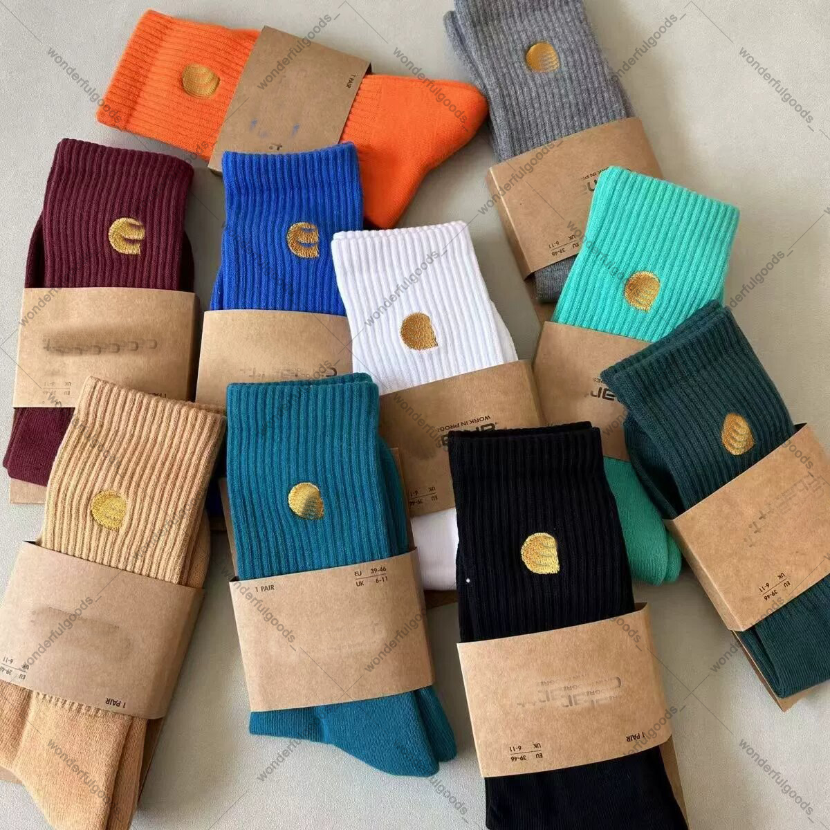 mens socks designer socks sport socks classic embroidered towel bottom high Street sock-image-1066327767