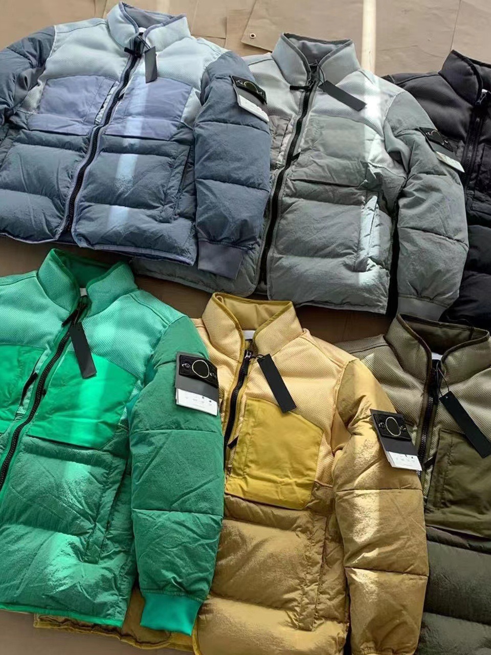 2025 Men's Jackets Designer Pocket Stones Jacket Long Sleeve Zipper Badges Men Casual Coat Windbreaker Embrodiery Mens Shirts Cpfm Jacket