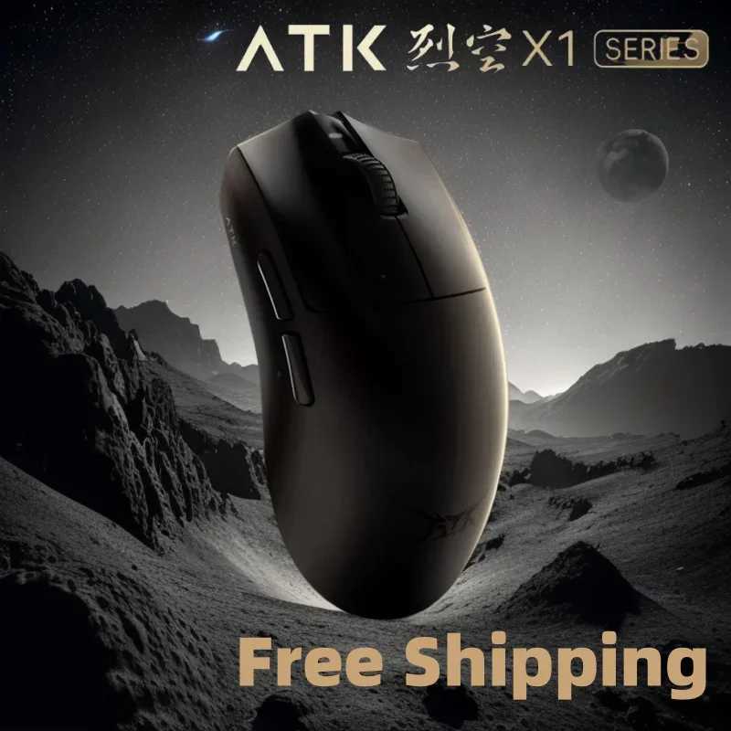 2025 New ATK X1 Blazing Sky Wireless Gaming Mouse 2.4G PAW3950 Ultra 8k Polling Rate750I 42000DPI for Laptop PC R250724-image-1068126884