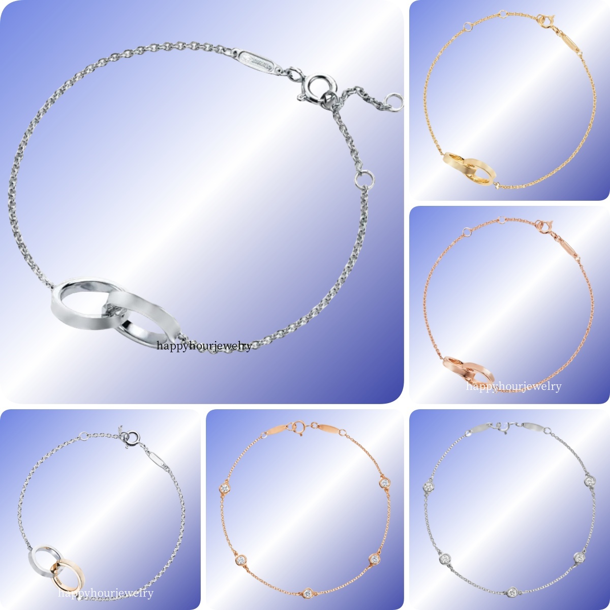 Bracelet designer bracelet for women men high quality luxury jewelry 925 silver T Interlocking double rings charm bracelets fashion elegant gift