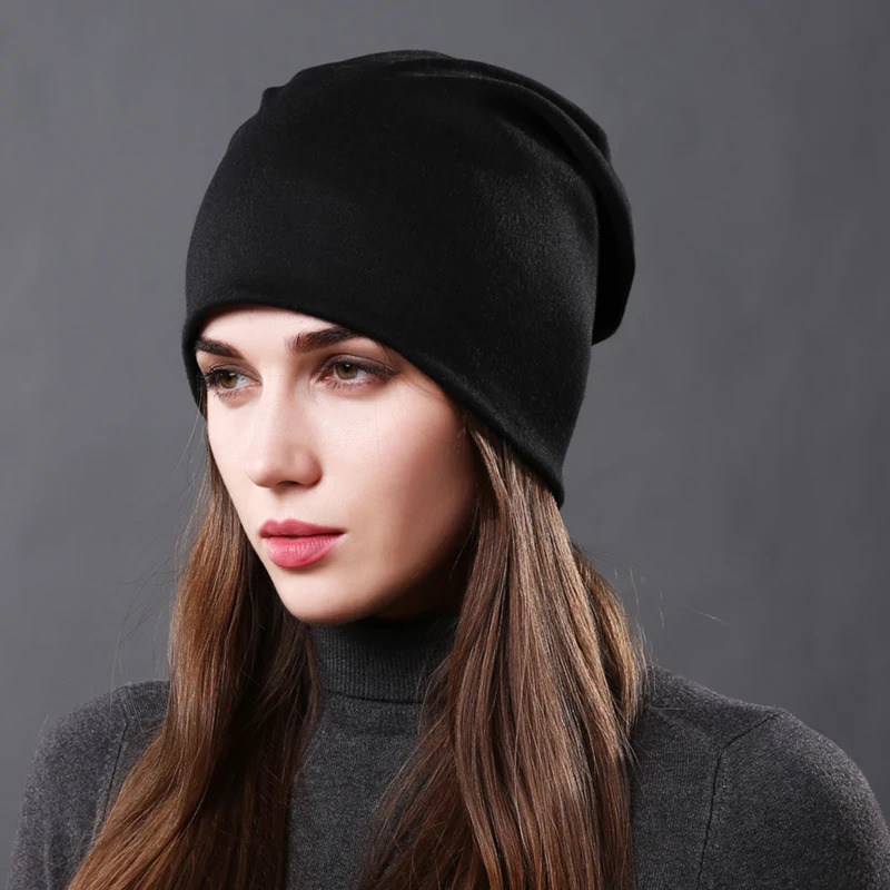 CNTANG Autumn Winter Beanie Cotton Hat For Women Fashion Men Hip Hop Caps Casual Female Knitted Skullies Bonnets Warm Hats 250725