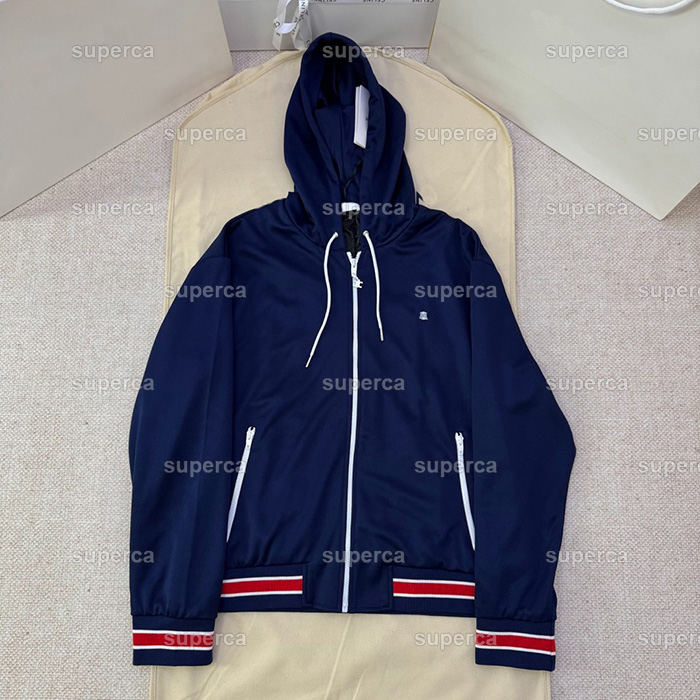 Men's plus size Outerwear Coats Jacket Varsity Jackets hoodie hooded casual fashion color stripe printing top quality wild breathable 2g7t14