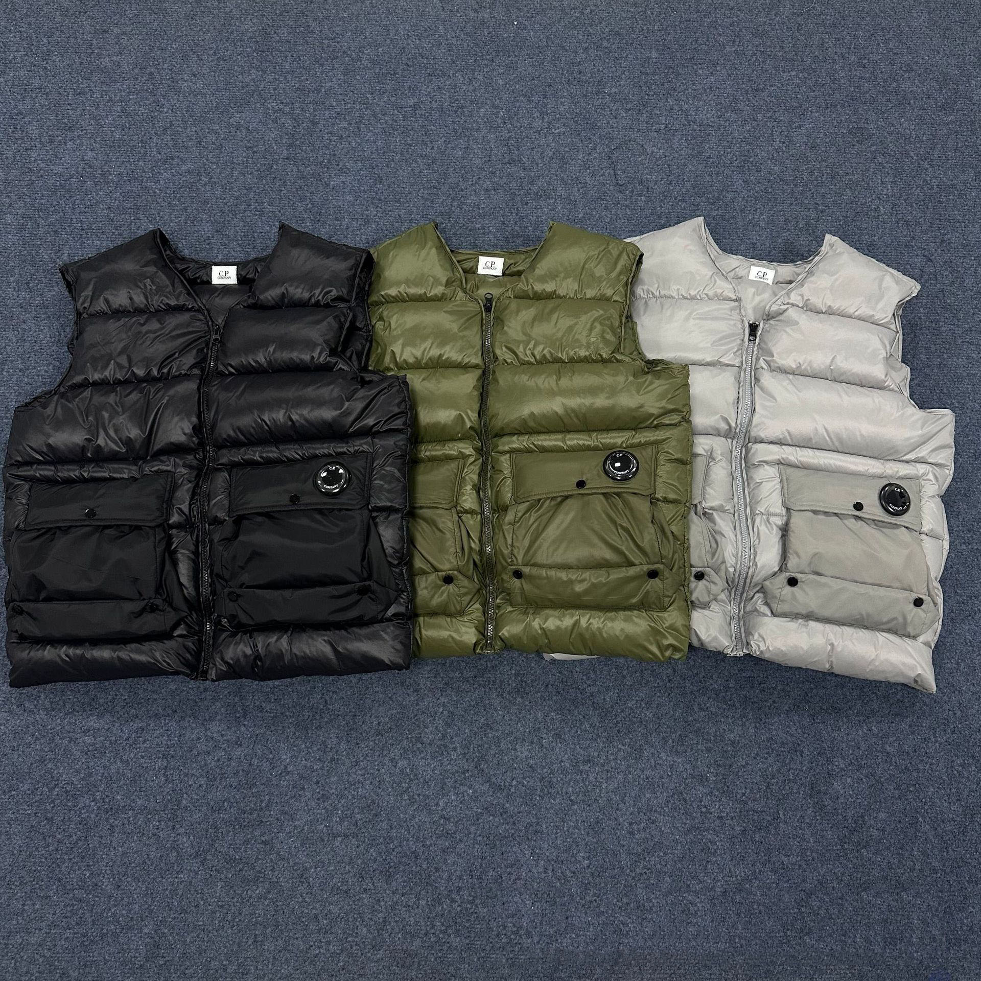 Designer Coats Men's Jackets Loose Coat With Zipper Autumn and Winter Cotton Vest Work Thickened Warm Cotton Clothing Jacket