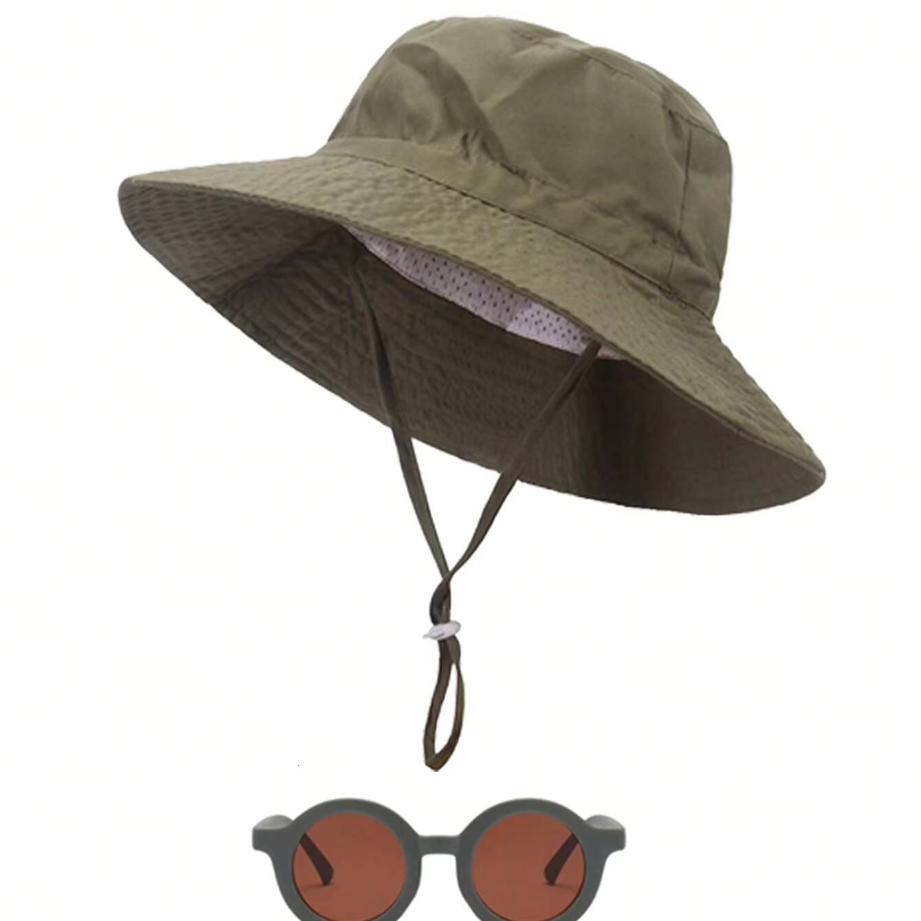 Solid color minimalist 2025 new childrens sun hat, breathable basin for boys and girls, fisherman hat ddmyshoesvip
