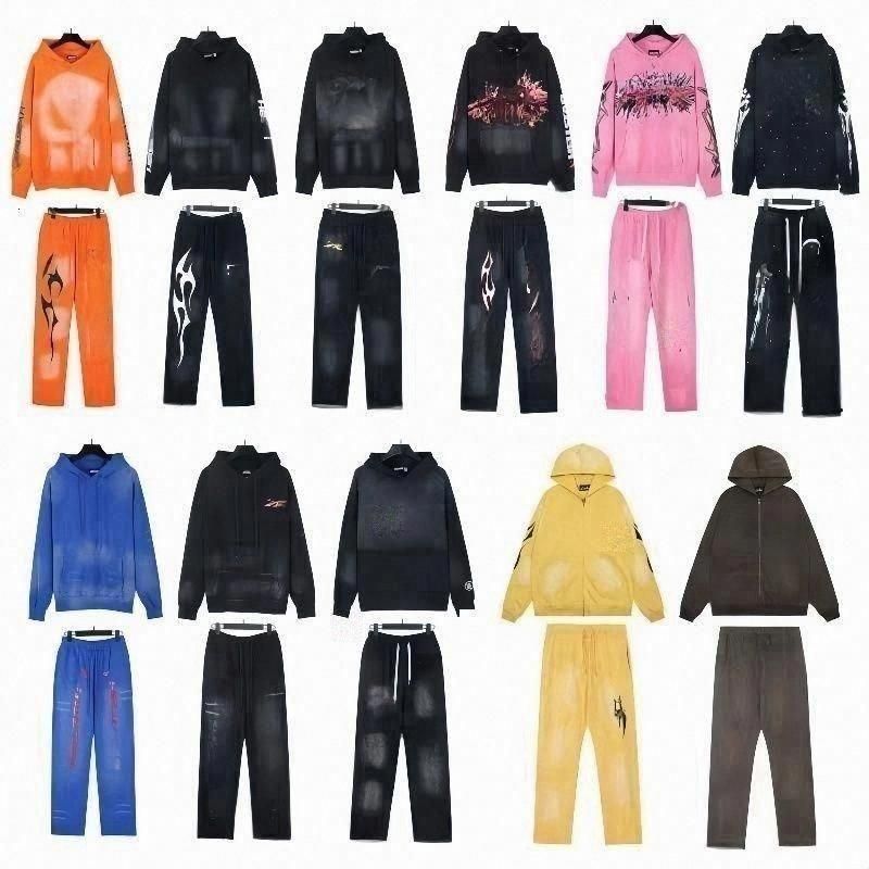 Designer tracksuits Top hoodies hell designer Hoodie Men Women Y2K Rapper Hip Hop Summer Classic Vintage Graphic Long Sleeve Sweater Heavy kid tech
