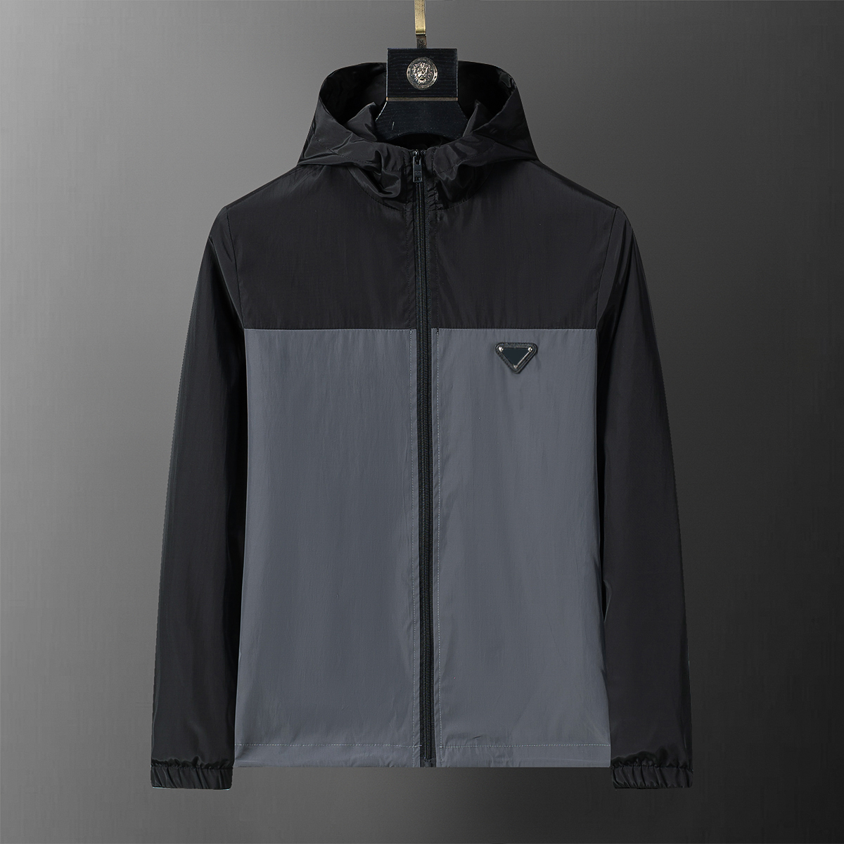 The latest fashion men's digital printing jacket in spring and autumn 2023 Fashion personality creative coat Trendy men's sports windbr