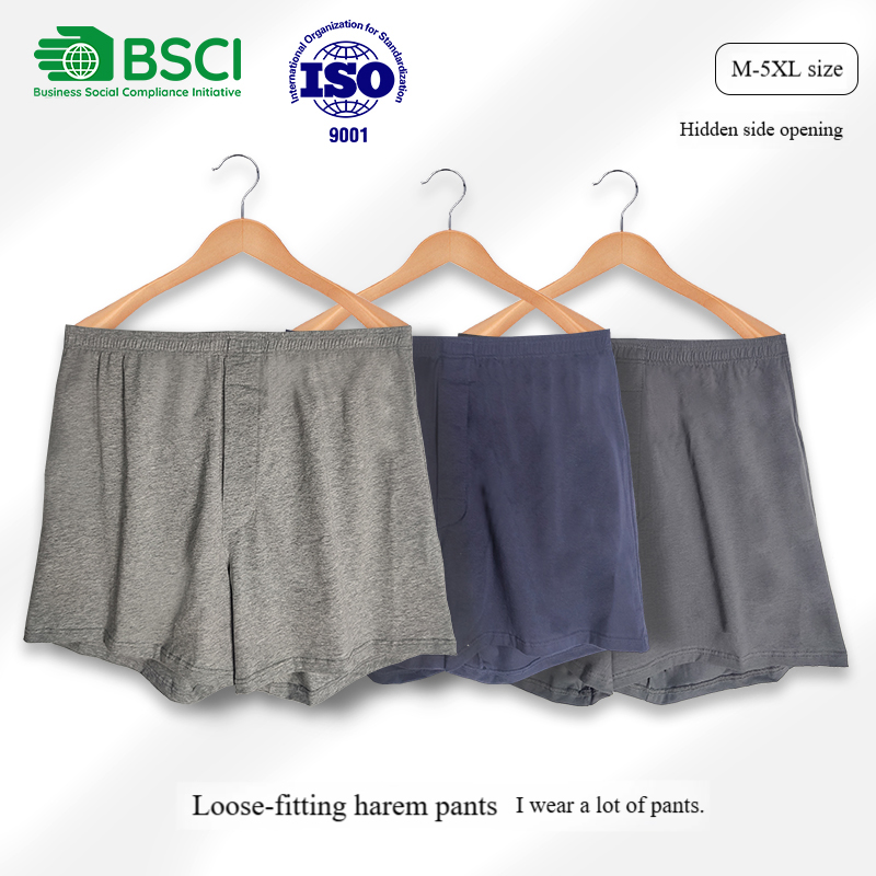 New men&#039;s summer underpants, men&#039;s spring and summer bestsellers wholesale pure cotton men&#039;s four-corner underpants KJ5001-image-1068167048