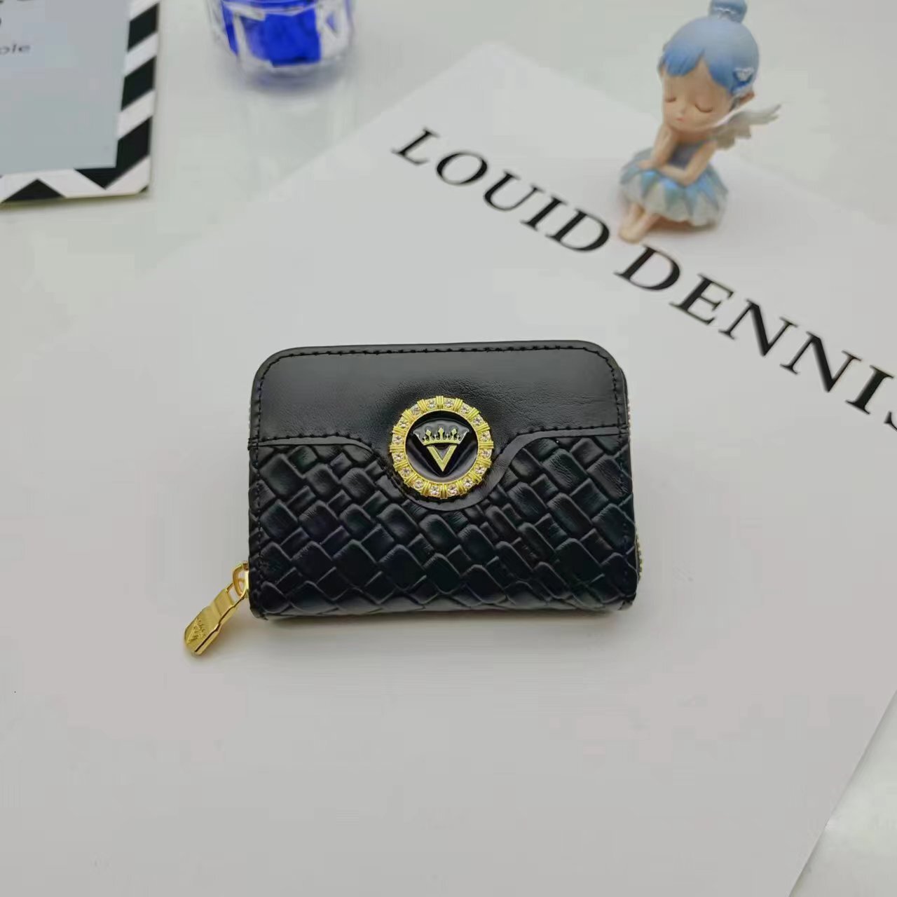 Free Shipping On 2025 Summer New Designer Bags Exquisite High-end Multi-card Slot Business Card Holder Short Compact Coin Purse High-quality Shoppin