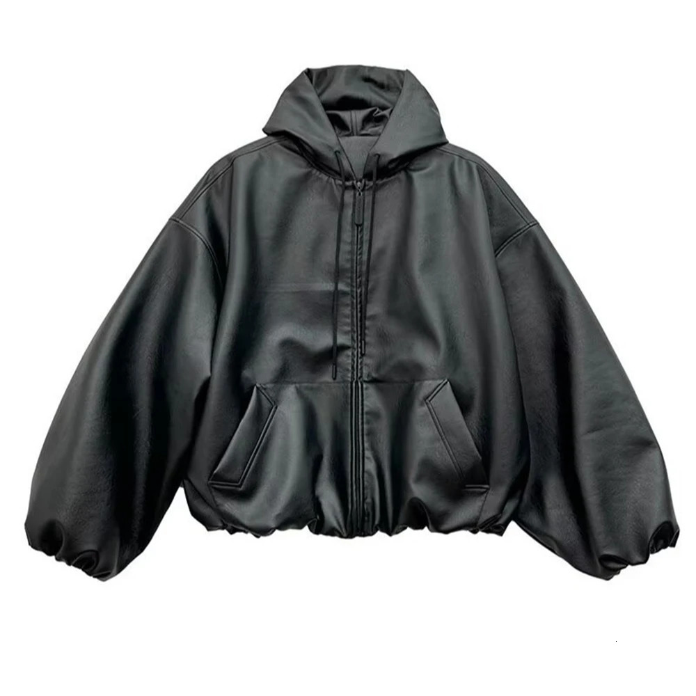 SAINT OF MICHAEL Fashion Streetwear Quality Cortex Coat Casual Loose Oversize Tops Vintage Solid Color Jacket For Men 250724