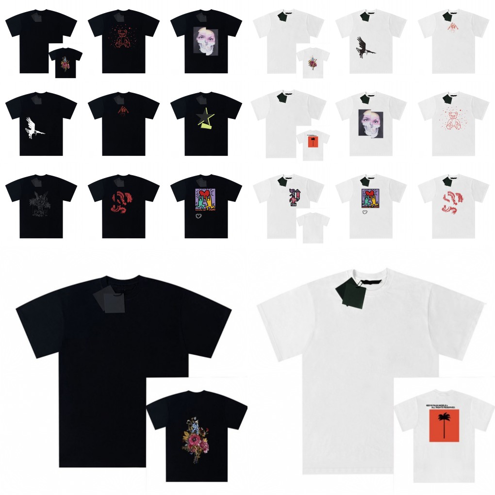 Mens Designer Summer Casual T Shirt High Quality Mens Short Sleeve Breathable Cotton Letter Printed Men Tops Short T Shirt S-XL