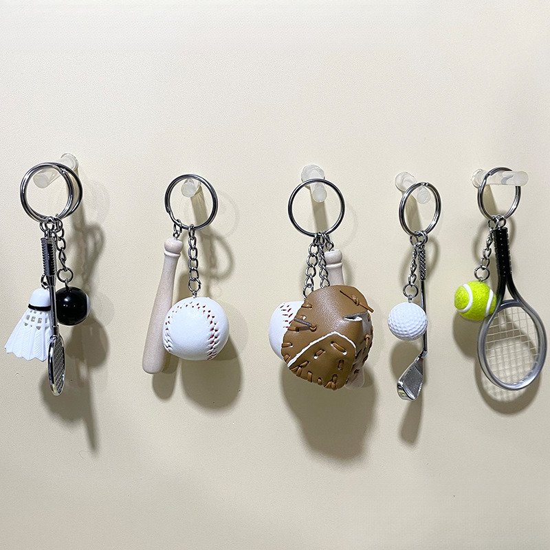 Free Shipping 2025 Summer New Designer Bag Miniature Simulation Baseball Badminton Tennis Pendant Ornament Souvenir Accessories Material Trendy Hand