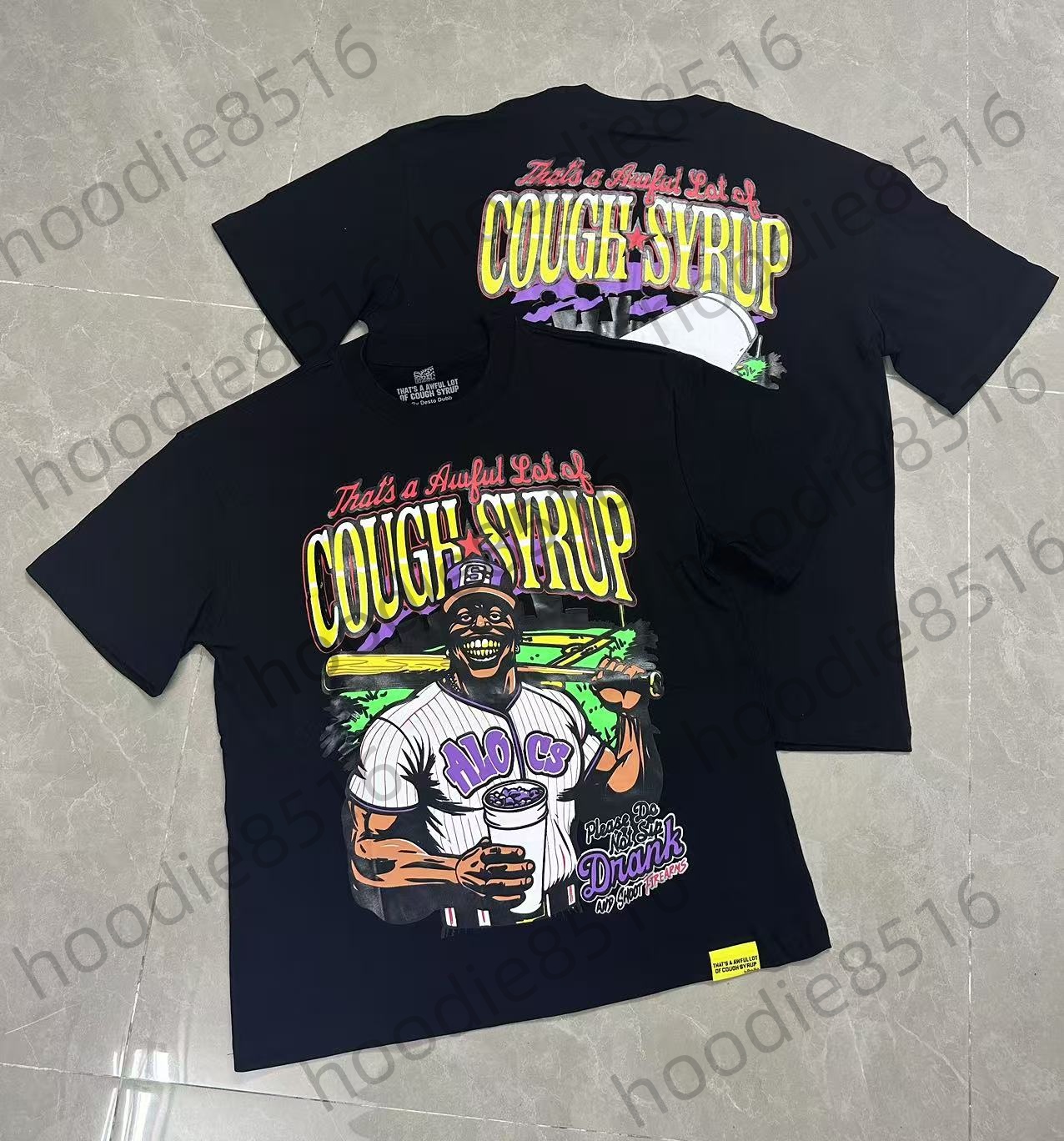 COUGH SYRUP Mens T shirt womens shirts Summer shirt High Quality Fashion Breathable T-Shirt Cotton Casual tee Crew Neck Luxury Print Short Sleeve