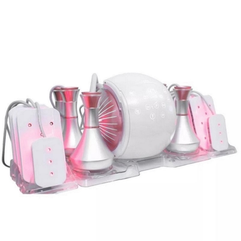 Multifunctional 6 in 1 RF 80K Cavitation 5d Lipo Pad Laser Slimming Machine