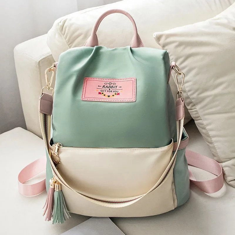 High Quality Womens Shoulder Bag Large Capacity Oxford Cloth Bags Ladies Backpack Woman Color Tote Women Shoulder Backpacks 250723