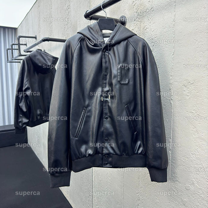 Men's plus size Outerwear Coats Jacket Leather Jacket hoodie hooded casual fashion color stripe printing top quality wild breathable 4g3h12