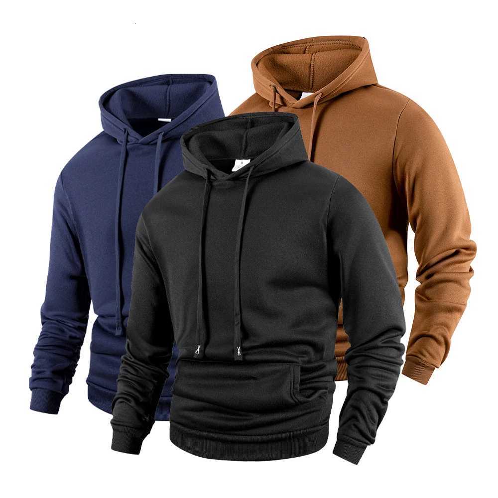Men Woman Sweatshirts Long Sleeve Autumn Spring Casual Hoodies Streetwear Loose Solid Versatile Pullover Tops XJ250726
