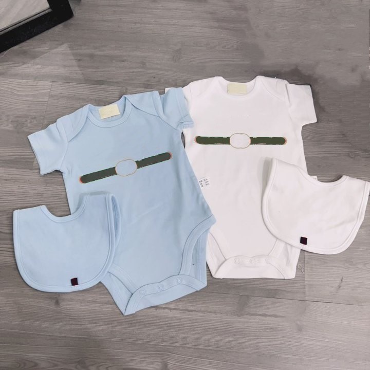 infant born Rompers Baby Girl Designer Brand newborn summer clothing sets Letter Costume Overalls Clothes Jumpsuit Kids Bodysuit for Babies Outfi-image-917700733
