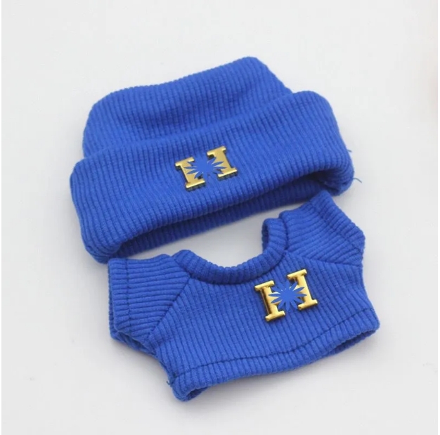 V1 V2 Ropa para muñecas Ropa de muñecas de lujo de diseñador Muñecas para bebés Accesorios para cambiarse Gorros de punto Conjunto de camisetas Traj