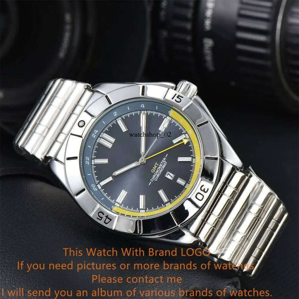 Mens Watch Designer Movement Quartz Watches Stainless Steel Strap Chronograph Dual Time Zone For Men High Quality Top Brand Limited Edition
