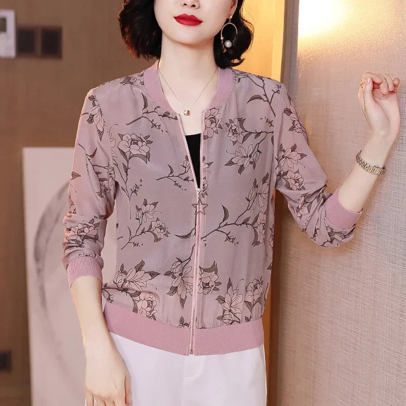 Womens Summer Plus Size Chiffon Sunscreen Jacket Cropped Baseball Cap Style UV Protection Outerwear China Style 250721