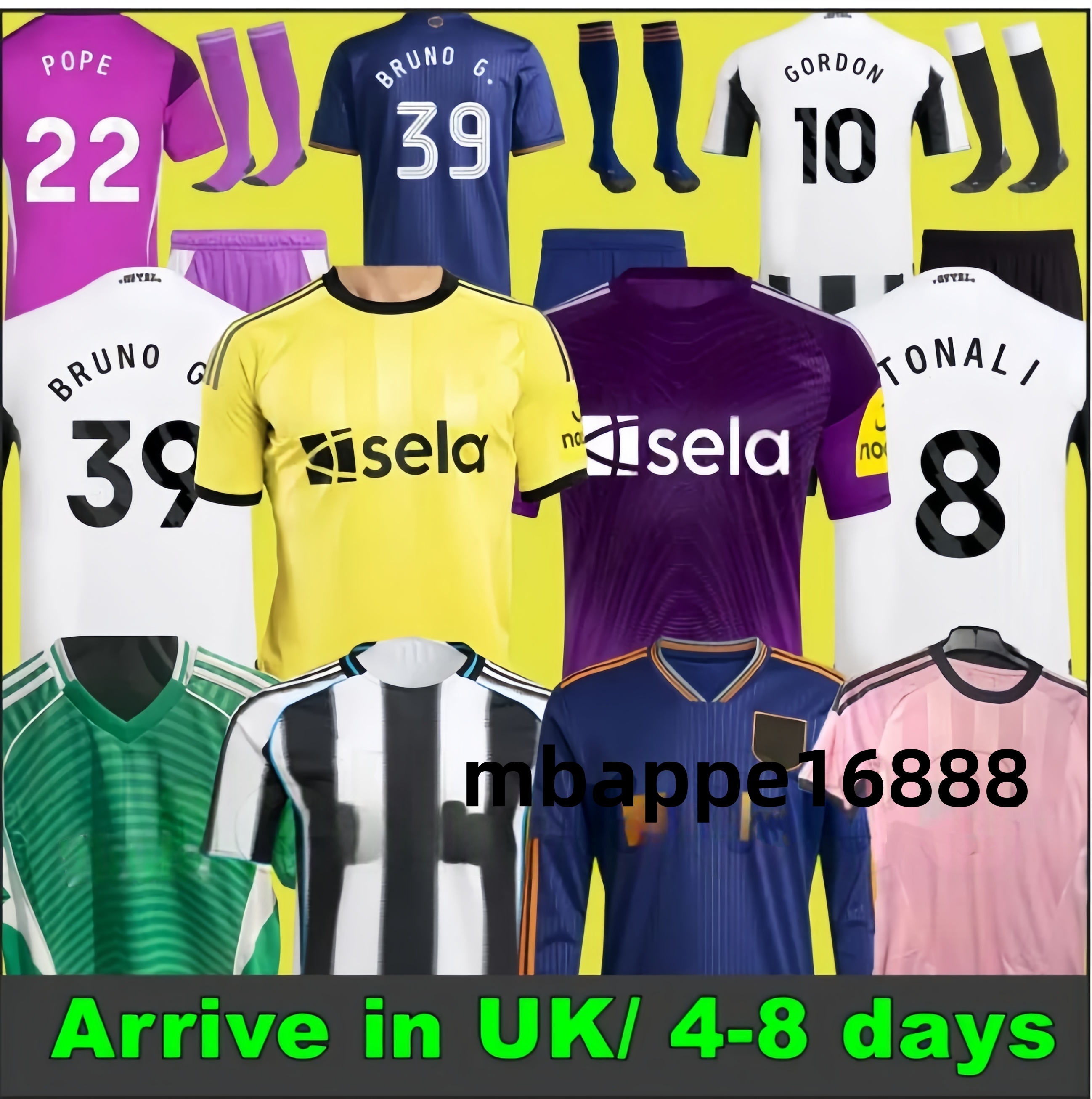 2025 26 TONALI NEWCASTL E soccer jerseys BLACK Kids BARNES BRUNO G. Gordon ISAK Football Shirt Home Away Botman fans Player TRAINING PRE MATCH 99-image-992777472