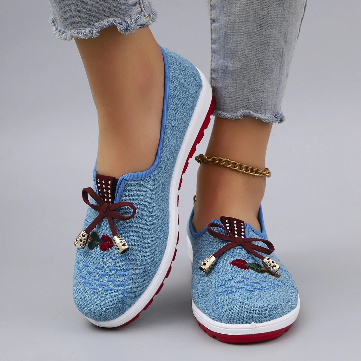Womens summer breathable mesh flat shoes womens shoes casual sneakers shoes clearance 250724