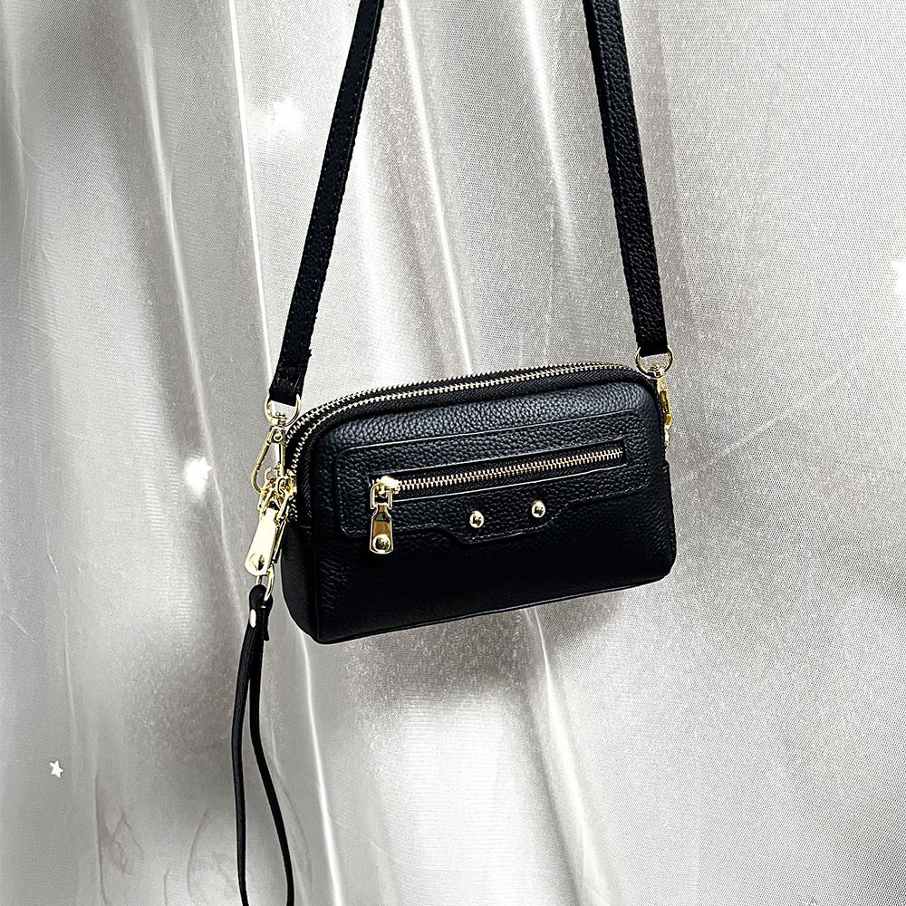 Designer Luxury Bag Bag Genuine Leather Women's Crossbody Bag 2025 New Multifunctional Clutch Bag Top Layer Cowhide Lightweight Summer Dual-use