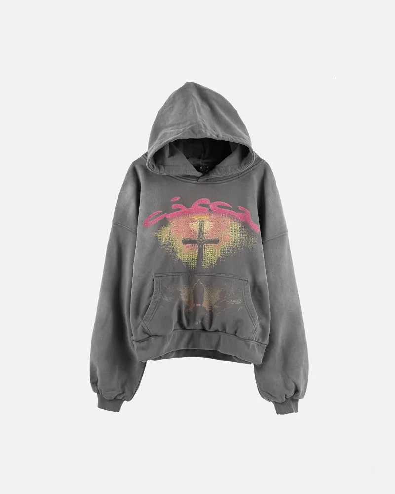 Rock Goth Punk Harajuku Retro Streetwear Men Y2K Casual Fashion American Hip-hop Animation Printing Oversized Hoodie Women XJ250726