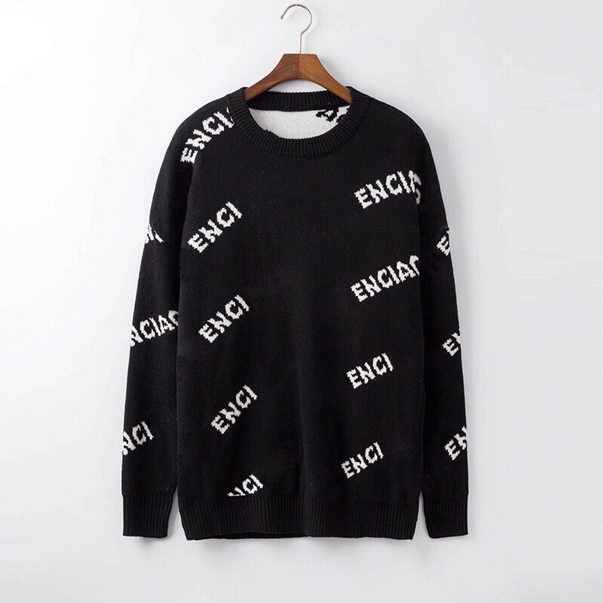 Men Sweaters Knitted Pullovers Knitwear Solid Color Casual Pullover Sweater
