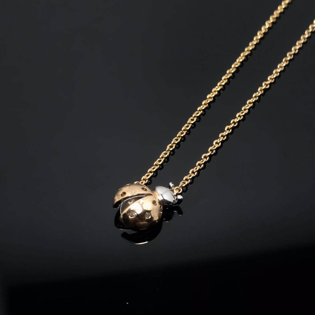 2025 Designer Tifa Luxury Brand Bijoux Pendant Colliers T Collier de ladybug EXPÉRITÉ ÉDITION DE PRÉCISION ÉLECTROPLEMENT