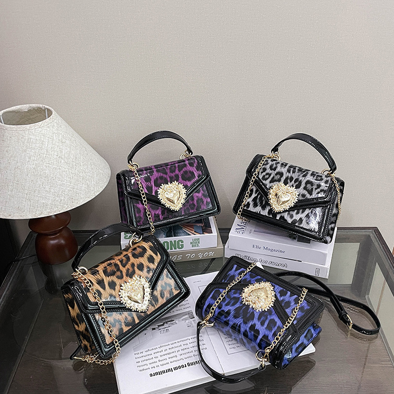 Free Shipping On 2025 Summer New Designer Bags Fashion Foreign Trade Leopard Print Flap Bag Handbag Shoulder Crossbody Trendy Women's Bag Exqui