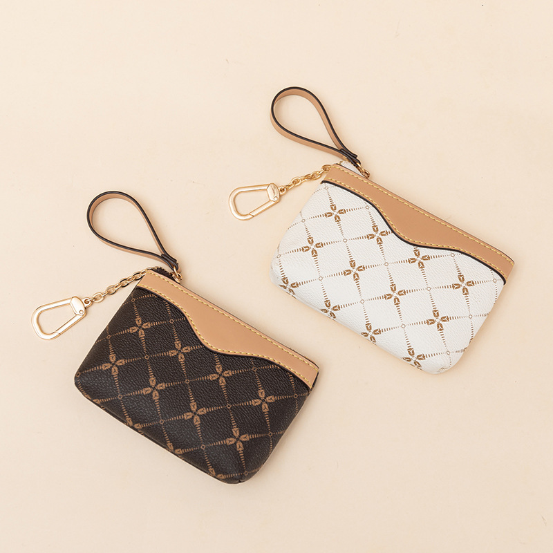 Free Shipping On 2025 Summer New Designer Bags Trending Classic Brand Printed Women's Zipper Coin Purse Key Bag Coin Holder High-quality Shoppi
