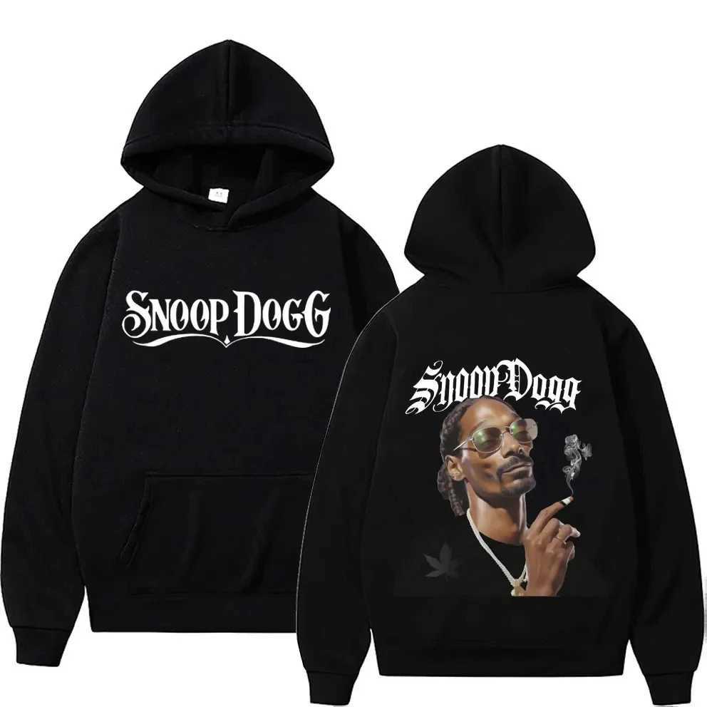 Male Fashion Y2K Long Sleeve Pullovers Sweatshirt Streetwear Vintage Snoop Dogg Graphic Hoodie Men Casual Hip Hop Style Hoodies XJ250726