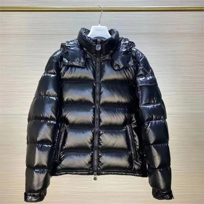 Designer mens puffer jacket men down jackets with chip mens winter coats women outerwear embroidered armband winter outerwear coats asian size