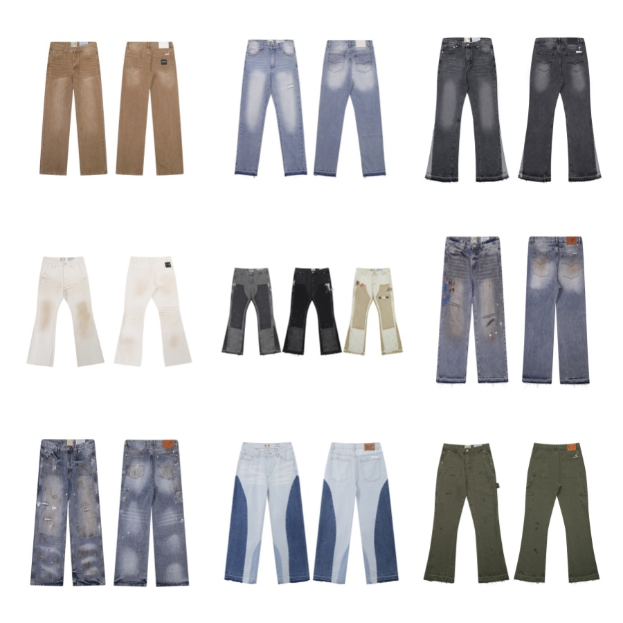 designer mens Jeans Loose Jean Hombre trousers men and women fashion brand luxury pants denim pant Trend Brand Motorcycle men's Pants