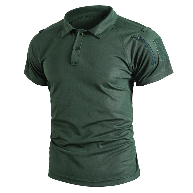 Men Summer Shirt Quick Dry Military Army Tactical Tshirt Sport Workwear Camping Climbing Sports Hiking Casual Pullover 250725