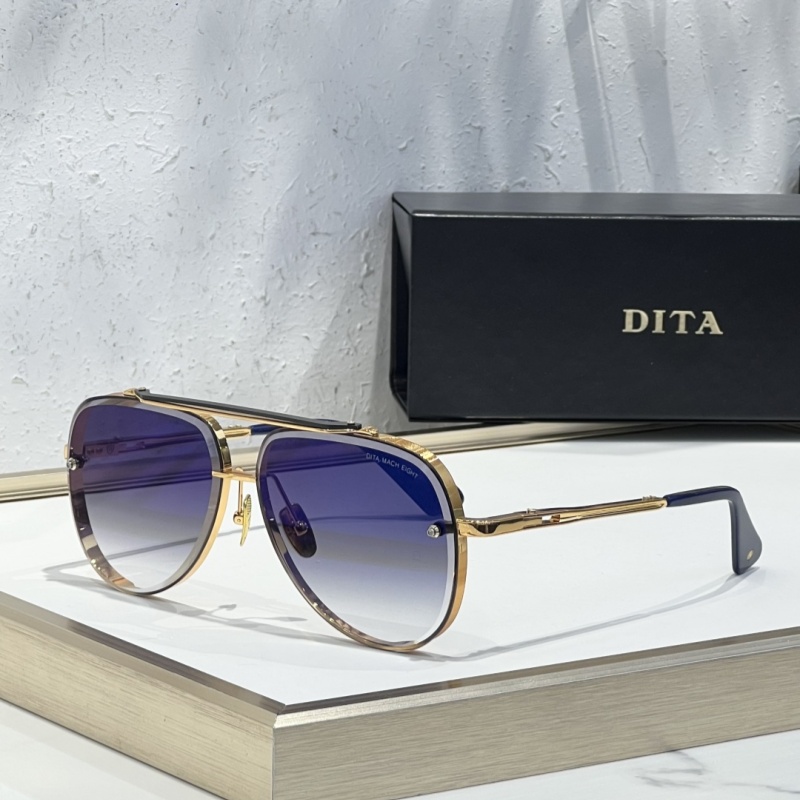 Ditaa MACH EIGHT Eyewear TOP Quality Designer Sunglasses Fashion Shades UV400 Metal Classic Luxury Sunglasses For Men Women With Original Box MACH 8